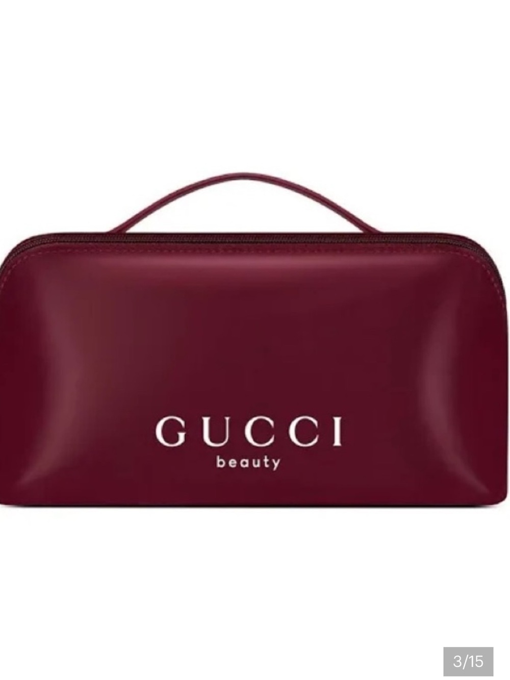 Gucci Burgundy Beauty Cosmetic
Logo Bag/pouch AUTHENTIC